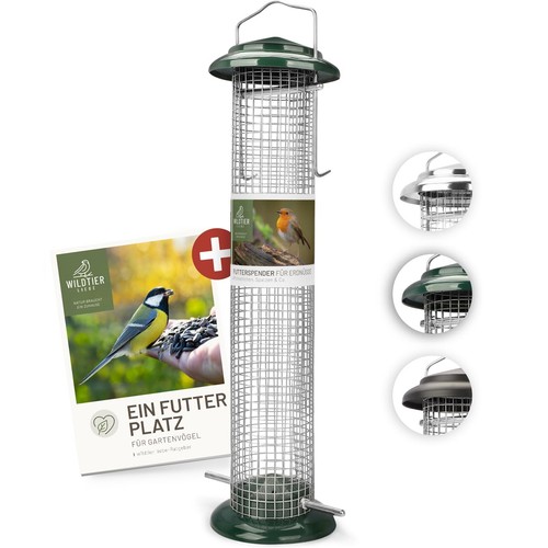 Vogelfutterspender 38cm grün - 38cm,,