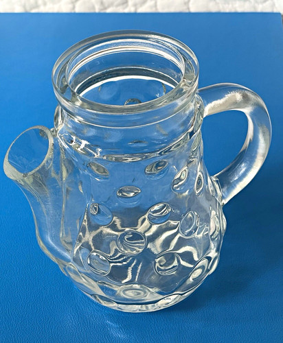 Vintage glaskrug mit - vintage, henkel